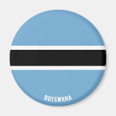 Botswana Flag Charming Patriotic Magneet (Voorkant)