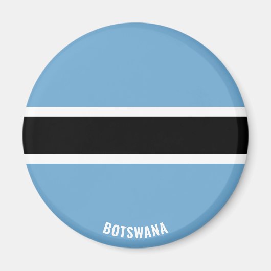 Botswana Flag Charming Patriotic Magneet (Voorkant)