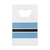 Botswana Flag Creditkaart Flessenopener (Achterkant)