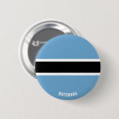 Botswana Flag Cute Patriotic Ronde Button 5,7 Cm (Voorkant /achterkant)