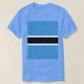 Botswana Flag Graphic T-shirt (Design voorkant)