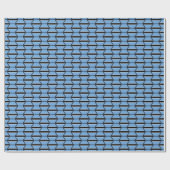 Botswana Flag Honeycomb Wrapping Paper Cadeaupapier (Vlak)