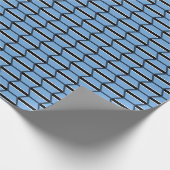 Botswana Flag Honeycomb Wrapping Paper Cadeaupapier (Hoek)