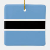 Botswana Flag Keramisch Ornament (Achterkant)