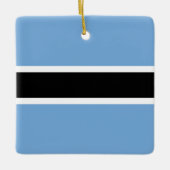 Botswana Flag Keramisch Ornament (Voorkant)