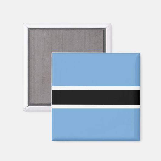 Botswana Flag Magneet (Voorkant / Achterkant)