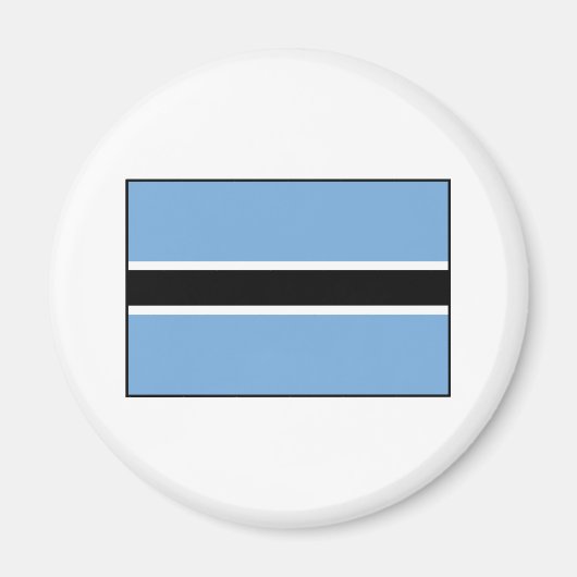 Botswana Flag Magneet (Voorkant)