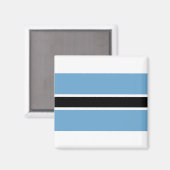 Botswana Flag Magneet (Voorkant / Achterkant)