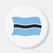 Botswana Flag Magnet (Voorkant)