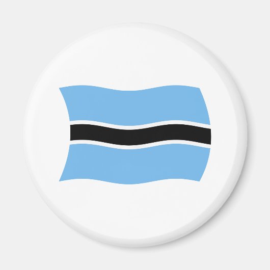 Botswana Flag Magnet (Voorkant)