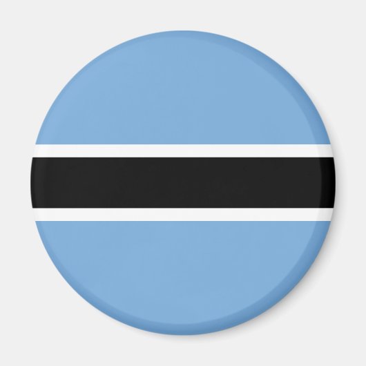 Botswana Flag Magnet (Voorkant)