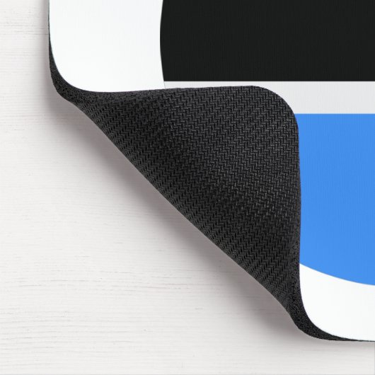 Botswana Flag Muismat (Hoek)