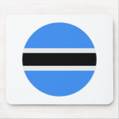 Botswana Flag Muismat (Voorkant)