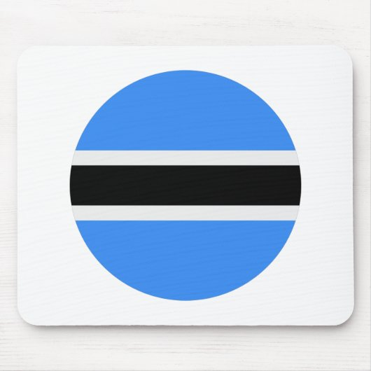 Botswana Flag Muismat (Voorkant)