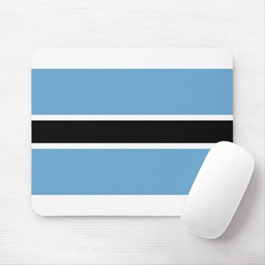 Botswana Flag Muismat (Met muis)
