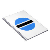 Botswana Flag Notitieboek (Rechterzijde)