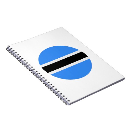 Botswana Flag Notitieboek (Rechterzijde)