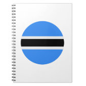 Botswana Flag Notitieboek (Voorkant)