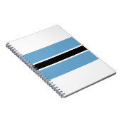 Botswana Flag Notitieboek (Rechterzijde)