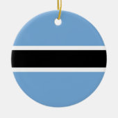 Botswana Flag Ornament (Voorkant)