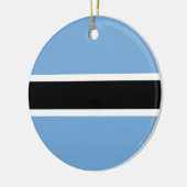 Botswana Flag Ornament (Links)