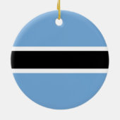 Botswana Flag Ornament (Achterkant)