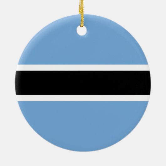 Botswana Flag Ornament (Achterkant)