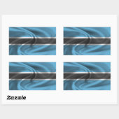 Botswana Flag Rechthoekige Sticker (Vel)