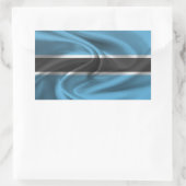 Botswana Flag Rechthoekige Sticker (Tas)