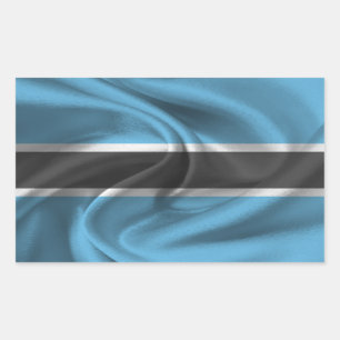 Botswana Flag Rechthoekige Sticker