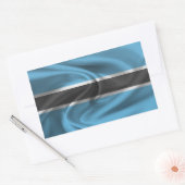 Botswana Flag Rechthoekige Sticker (Envelop)
