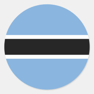 Botswana Flag Ronde Sticker