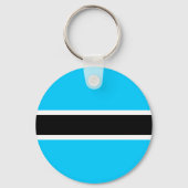Botswana Flag Sleutelhanger (Voorkant)