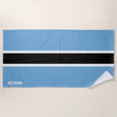 Botswana Flag Splendid Patriotic Strandlaken (Voorkant)