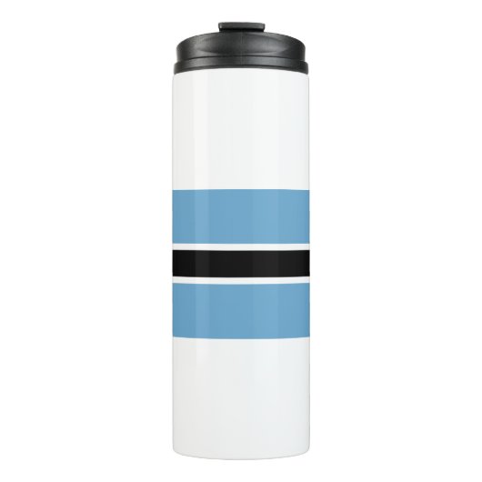 Botswana Flag Thermosbeker (Voorkant)