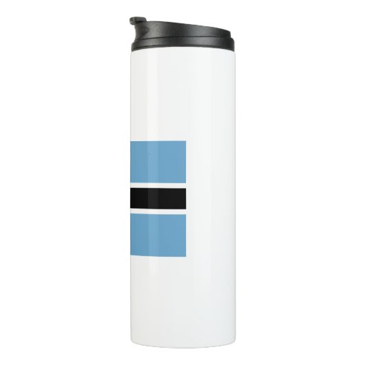 Botswana Flag Thermosbeker (Geroteerd rechts)