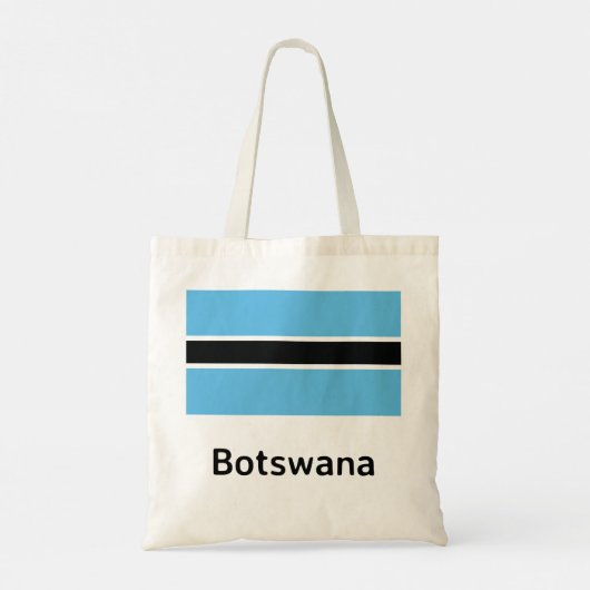 Botswana Flag Tote Bag (Achterkant)