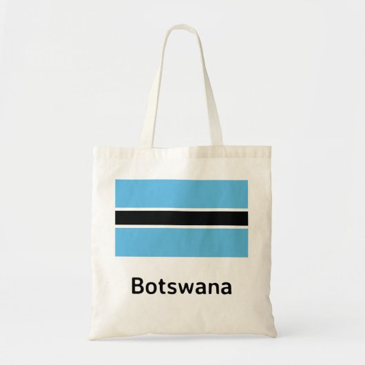 Botswana Flag Tote Bag (Voorkant)