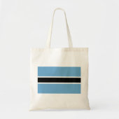Botswana Flag Tote Bag (Voorkant)