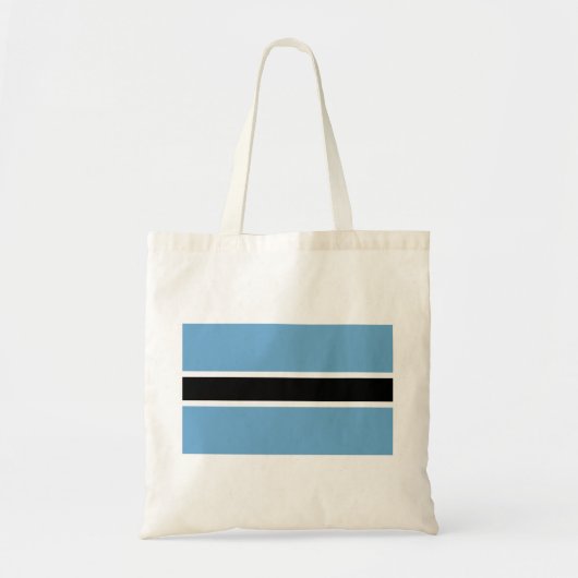 Botswana Flag Tote Bag (Voorkant)