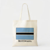 Botswana Flag Tote Bag (Voorkant)