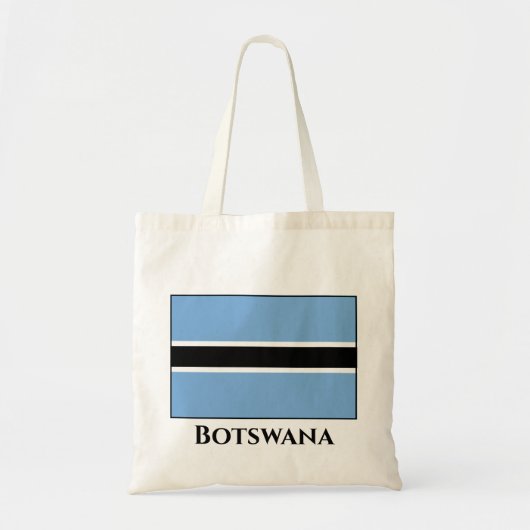 Botswana Flag Tote Bag (Voorkant)