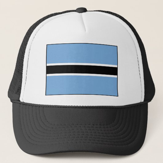 Botswana Flag Trucker Pet (Voorkant)
