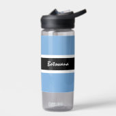 Botswana fles, patriottische Botswana vlag Waterfles (Links)