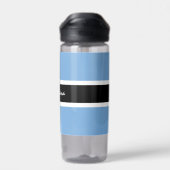 Botswana fles, patriottische Botswana vlag Waterfles (Achterkant)