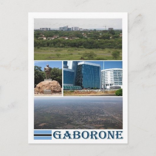 Botswana - Gaborone - Briefkaart (Voorkant)