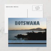 Botswana - Gaborone Dam Briefkaart. Briefkaart (Voorkant / Achterkant)