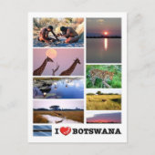 Botswana - I Love - Briefkaart (Voorkant)