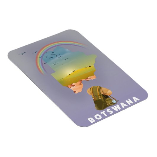 Botswana kaart magneet (Rechterzijde)