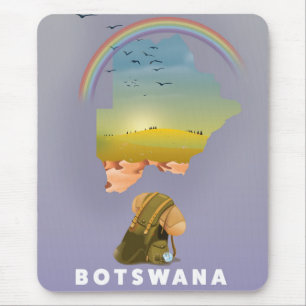 Botswana kaart muismat
